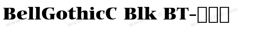 BellGothicC Blk BT字体转换 BellGothicC Blk BT字体转换
